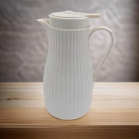 ترمس شاي وقهوة 1 لتر ابيض