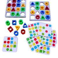 لعبة تحدي مطابقة الاشكال الهندسية