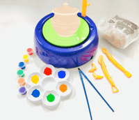 لعبة الفخار للاطفال الة بعجلة لتشكيل فخار