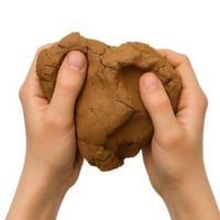 عجينة تشكيل طين جاف للاطفال طين إضافي لعجلة الفخار