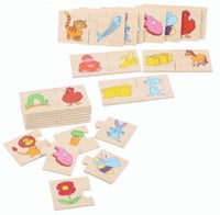 لعبة بزل المطابقة والعلاقة بين الاشياء