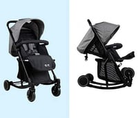 عربية اطفال خفيفة الوزن عربة سفر قابلة للطي مع كرس...