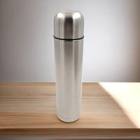 زمزمية استيل 1 لتر فضي -