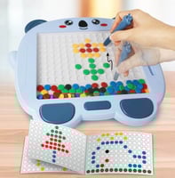 لعبة لوح رسم مغناطيسي كبيرة اللون عشوائي