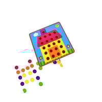 لعبة بزل تعليمي ثلاثي الابعاد بتصميم 46 أزرار و 10...