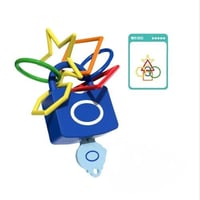 لعبة فتح الاقفال ومطابقة الاشكال الهندسية 108 قطعة