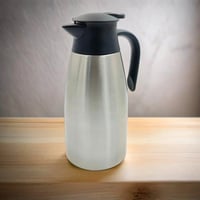 ترمس شاي استيل 2 لتر اسود واستيل