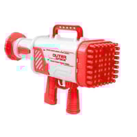 مسدس فقاعات ماء بازوكا 64 فتحة مع اضواء ملونة لون...