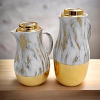 طقم ترامس ماريانا - شاي وقهوة 1 لتر / 500 لتر ابيض...