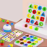 لعبة تحدي مطابقة الاشكال الهندسية