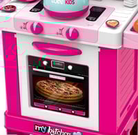 مطبخ اطفال تفاعلي كبير طول 87 سم مصنوع من البلاستي...