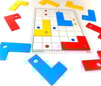 لعبة بزل تركيب العاب العقل و التفكير المنطقي الخشب...