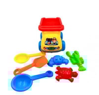 مجموعة لعب رمل الشاطئ 7 قطع