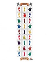 لعبة بساط التحدي والتوازن والتركيز طويل - 4.3 متر...