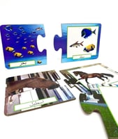 لعبة بزل الحيوانات بيت الحيوانات انا وبيتي