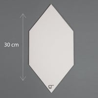 لوح خشب MDF شكل 4 مقاس 15*30 سم (1 حبة)