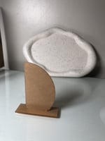 قاعدة اكرليك مع الكتابة