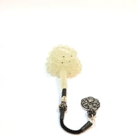 بكلايت مضيء مع طربزونة فضة عدد الخرز 51 مقاس الخرز...