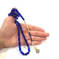 بكلايت مع طربزونة فضة عدد الخرز 33 مقاس الخرز 7 /1...