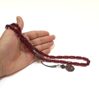 بكلايت مع طربزونة فضة عدد الخرز 33 مقاس الخرز 7 /1...