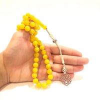 بكلايت مع طربزونة فضة عدد الخرز 51 مقاس الخرز 10 م...