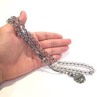 بكلايت مع طربزونة فضة عدد الخرز 67 مقاس الخرز 8 مل