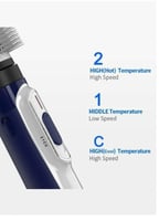 مجفف شعر برو مزود بثلاث سرعات بارد / متوسط ​​/ ساخ...