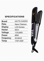 مملس الشعر تيتانيوم متعدد الوظائف - 45 واط