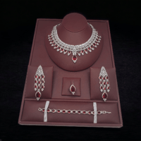 طقم فاخر زركون بديل الالماس