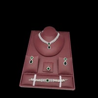 طقم فاخر زركون بديل الالماس