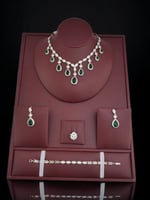 طقم فاخر زركون بديل الالماس