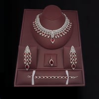 طقم فاخر زركون بديل الالماس