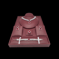 طقم فاخر زركون بديل الالماس