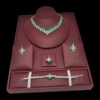 طقم فاخر زركون بديل الالماس