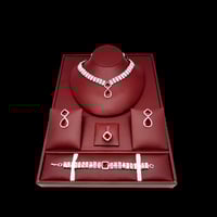 طقم فاخر زركون بديل الالماس