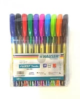 علبة اقلام حبر ملونة 10 الوان هوزر المانيا