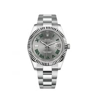 ساعة رولكس اوستير بربتشوال ديت جست فضي