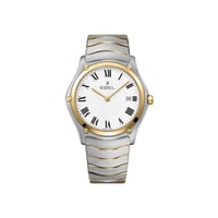 ساعة ايبيل ستانلس ستيل مينا ابيض