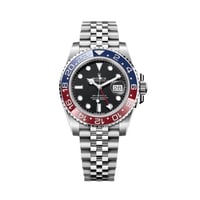 ساعة رولكس جي ام ماستر بسوار ستانلس ستيل