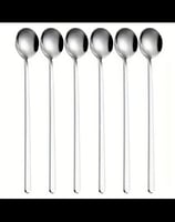ملاعق ستيل فضي 6 قطع