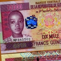 غينيا فئة 10000 فرنك أنسر