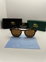 نظارة ماركة لاكاوست لون بني