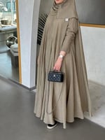 عباية تربل كلوش-متجر رغد