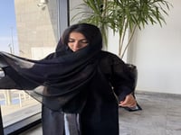 عبايه صيفية بقماش اللينن طباعة