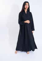 عباية صيفية رسمية بكسرات على الاكتاف قماش اوكراني