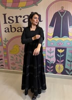 عبايه طبقات على ترتر قماش ملكي قصه كلوش كامل