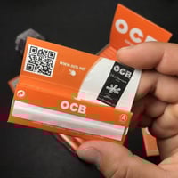 دفتر ورق او سي بي برتقالي - مقاس وسط 1 1/4