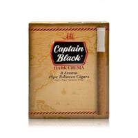 كابتن بلاك / دارك - مقاس وسط ( 8 سيقار ) + فلاتر