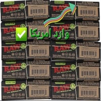 دفتر ورق راو اورقانيك بلاك - مقاس وسط 1 1/4