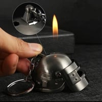 ولاعة ببجي قابلة للتعبئة مع ميدالية مفاتيح